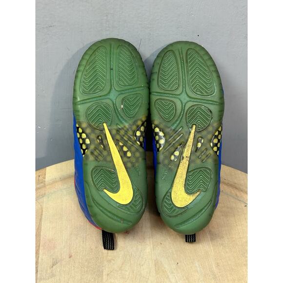 Nike‎ Little Posite One Blue Multi PS Toddler Infant Size 10C - Picture 10 of 10